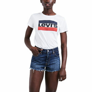 Levi's THE PERFECT TEE Dámské tričko, bílá, velikost XS