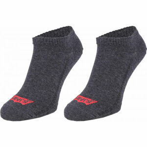 Levi's LOW CUT BATWING LOGO 3P Ponožky, tmavě šedá, veľkosť 39-42