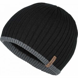 Lewro BOBYS Chlapecká pletená čepice, černá, velikost 8-11