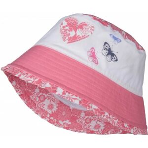 Lewro CACIA Dětský klobouček, Růžová,Bílá, velikost