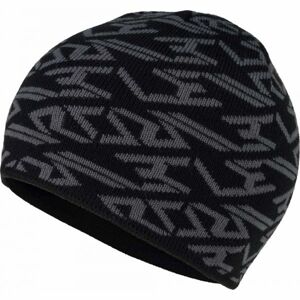 Lewro JASPER Chlapecká pletená čepice, černá, veľkosť 4-7