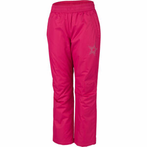 Lewro GIDEON růžová 116-122 - Dětské zateplené kalhoty
