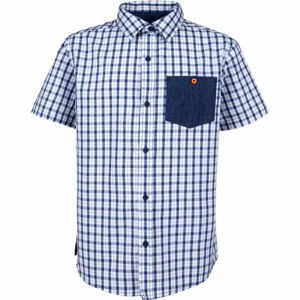 Lewro MELVIN Chlapecká košile, modrá, veľkosť 128-134