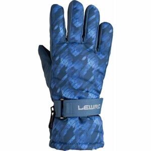 Lewro PYRY Dětské lyžařské rukavice, modrá, velikost 8-11