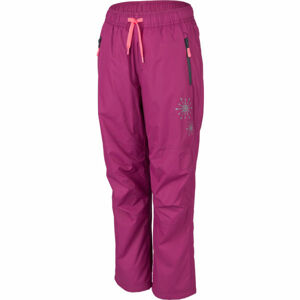 Lewro TIMOTEO Dětské zateplené kalhoty, fialová, velikost