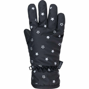 Lewro UNEA Dívčí rukavice, černá, velikost 4-7