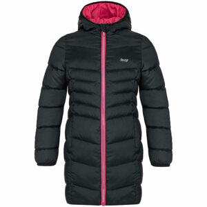 Loap IDUZIE Dívčí zimní kabát, černá, velikost 122-128
