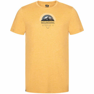 Loap BEMOL Pánské triko, Žlutá,Černá, velikost M