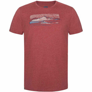 Loap BEAMER Pánské triko, červená, velikost XL