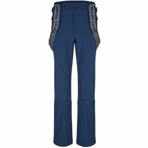 Loap LEMAR modrá M - Pánské zimní softshellové kalhoty