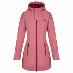 Loap LINZI Dámský sofsthellový kabát, růžová, velikost XS