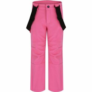 Loap LOVELO Dětské softshellové kalhoty, růžová, velikost 112-116