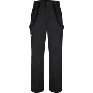 Loap FLOCKY Pánské lyžařské kalhoty, černá, velikost
