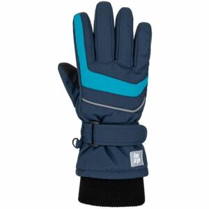 Loap RULIK Dětské zimní rukavice, modrá, velikost 10