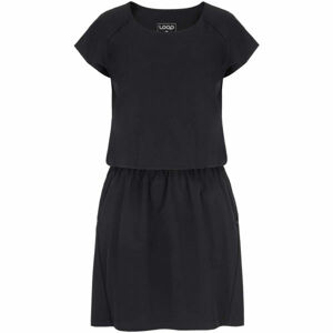 Loap UMBRIA Dámské outdoorové šaty, černá, veľkosť L