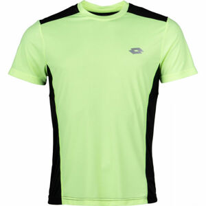 Lotto SPEEDRUN III TEE PL Pánské tričko, Světle zelená,Černá,Stříbrná, velikost