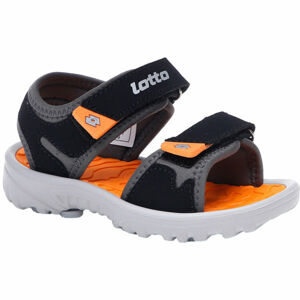 Lotto LAS ROCHAS IV INF Dětské sandály, černá, velikost 24