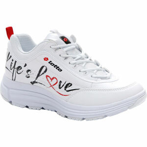 Lotto LOVE RIDE PRIME III PRT 1 W Dámská volnočasová obuv, bílá, velikost 38.5