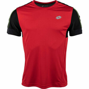 Lotto SPEEDRUN IV TEE PL Pánské běžecké tričko, červená, velikost XL