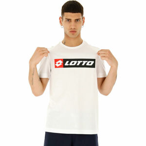 Lotto TEE LOGO JS Pánské tričko, bílá, velikost