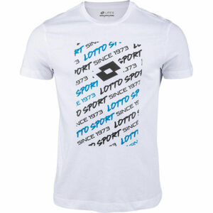 Lotto TEE SUPRA III JS Pánské tričko, bílá, velikost XL