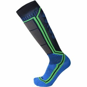 Mico CALZA SKI LIGHT ODOR ZERO X-STATIC Vysoké lyžařské ponožky, černá, velikost 38-40