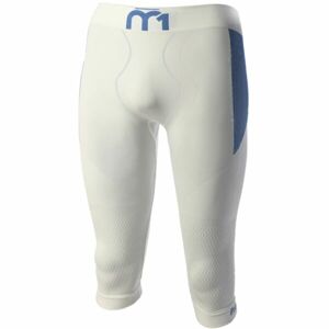 Mico 3/4 TIGHT PANTS M1 SKINTECH Pánské 3/4 termo kalhoty, bílá, veľkosť 2