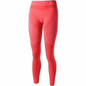 Mico LONG TIGHT PANTS WARM CONTROL W Dámské dlouhé termo kalhoty, červená, velikost 1