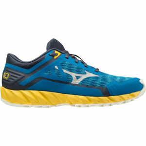 Mizuno WAVE IBUKI 3 Pánská běžecká obuv, Modrá,Žlutá, velikost 8