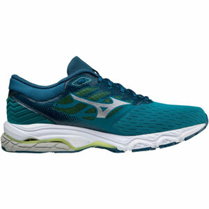 Mizuno WAVE PRODIGY 3 Pánská běžecká obuv, Modrá,Zelená,Bílá, velikost 7
