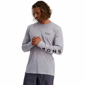 MONS ROYALE ICON LS  L - Pánské triko z merino vlny s dlouhým rukávem