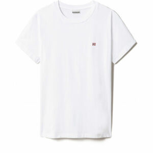 Napapijri SALIS SS W 1 Dámské tričko, Bílá,Červená, velikost XS