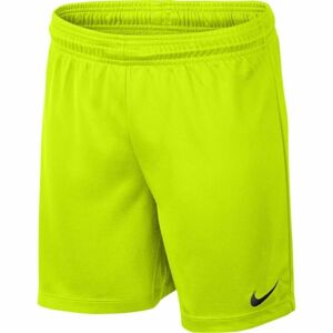Nike YTH PARK II KNIT SHORT NB Chlapecké fotbalové kraťasy, světle zelená, velikost XL