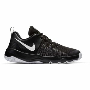 Nike TEAM HUSTLE QUICK GS Dětská basketbalová obuv, Černá,Bílá, velikost 5