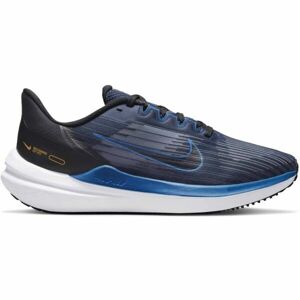 Nike AIR WINFLO 9 Pánská běžecká obuv, tmavě modrá, velikost 44.5