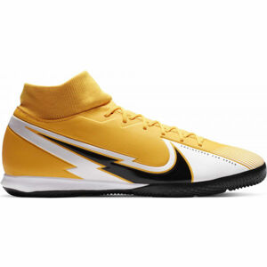 Nike MERCURIAL SUPERFLY 7 ACADEMY IC Pánské sálovky, Žlutá,Bílá,Černá, velikost 10.5