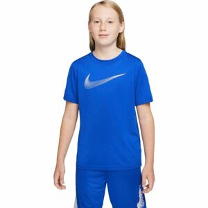 Nike NK DF HBR SS TOP Chlapecké tričko, tmavě modrá, velikost S