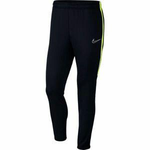 Nike THRMA ACD PANT KPZ WW M Pánské fotbalové kalhoty, Černá,Reflexní neon, velikost