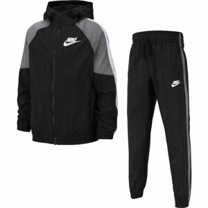 Nike NSW WOVEN TRACK SUIT B Chlapecká souprava, černá, velikost