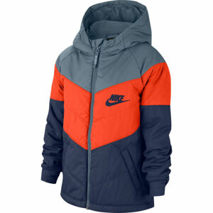 Nike SPORTSWEAR Dětská hřejivá bunda, tmavě modrá, veľkosť S
