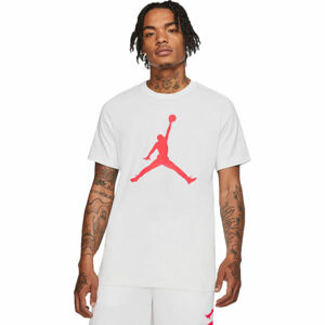 Nike J JUMPMAN SS CREW M Pánské tričko, bílá, velikost L