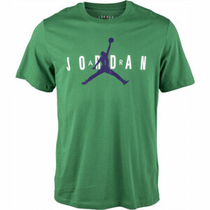 Nike JORDAN AIR WORDMARK Pánské tričko, zelená, velikost L