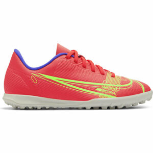 Nike JR MERCURIAL VAPOR 14 CLUB TF Dětské turfy, Červená,Reflexní neon,Bílá, velikost 38