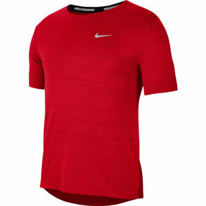 Nike DRI-FIT MILER Pánské běžecké tričko, červená, velikost M