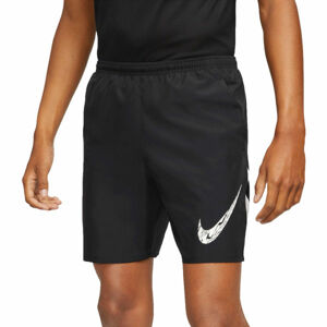 Nike RUN SHORT 7IN BF WR GX M Pánské běžecké šortky, Černá,Bílá, velikost
