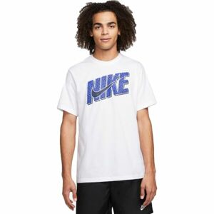 Nike NSW 12 MO SWSH/NK BLK TEE Pánské tričko, bílá, velikost M