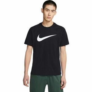 Nike NSW TEE ICON SWOOSH Pánské tričko, černá, velikost XXL