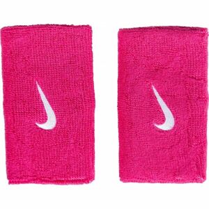 Nike SWOOSH DOUBLEWIDE Potítka, Růžová,Bílá, velikost