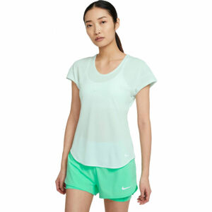 Nike BREATHE COOL Dámské sportovní tričko, světle zelená, velikost
