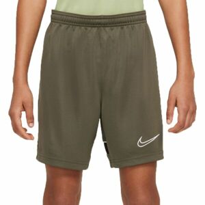 Nike DF ACD21 SHORT K Y Chlapecké fotbalové šortky, khaki, velikost L